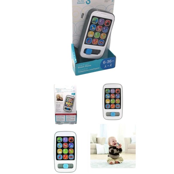 Fisher Price Laugh & Learn Smart Phone Musical Toy smart phone Baby . - Picture 2 of 6